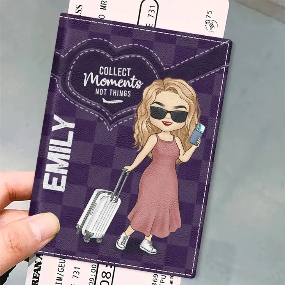 Followed My Heart, Ended Up In The Airplane - Travel Personalized Custom Passport Cover, Passport Holder - Holiday Vacation Gift, Gift For Adventure Travel Lovers 1 Followed My Heart, Ended Up In The Airplane - Travel Personalized Custom Passport Cover, Passport Holder - Holiday Vacation Gift, Gift For Adventure Travel Lovers