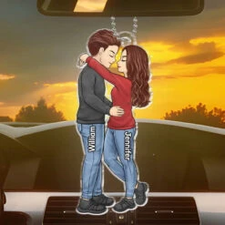 Every Day With You Is The Best Day Of My Life - Couple Personalized Custom Car Ornament - Acrylic Custom Shaped - Gift For Husband Wife, Anniversary -Pawfect House Sale 6669426bda3f4