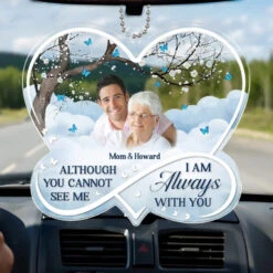 Custom Photo I Will Carry You Until I Can See You Again - Memorial Personalized Custom Car Ornament - Acrylic Custom Shaped - Sympathy Gift For Family Members -Pawfect House Sale 666c1e8342b41 ada68401 afea 4c7a b1f4 c523570073dc