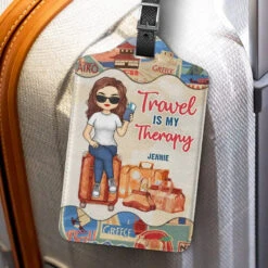 I Haven't Been Everywhere But It's On My List - Travel Personalized Custom Luggage Tag - Holiday Vacation Gift, Gift For Adventure Travel Lovers -Pawfect House Sale 66710170da98d