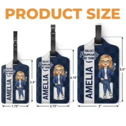 Go With Me, Collect Moments, Not Things - Travel Personalized Custom Luggage Tag - Holiday Vacation Gift, Gift For Adventure Travel Lovers -Pawfect House Sale 66710dbe40786