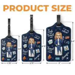 Work Hard, Travel Hard, If Not Now, When - Travel Personalized Custom Luggage Tag - Holiday Vacation Gift, Gift For Adventure Travel Lovers -Pawfect House Sale 66710e558201f