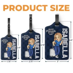 Travel Is My Therapy, Confirmed - Travel Personalized Custom Luggage Tag - Holiday Vacation Gift, Gift For Adventure Travel Lovers -Pawfect House Sale 66711535165a1