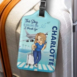 Not All Those Who Wander Are Lost - Travel Personalized Custom Luggage Tag - Holiday Vacation Gift, Gift For Adventure Travel Lovers -Pawfect House Sale 66713ae00f435
