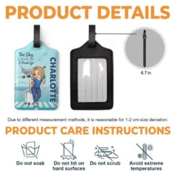 Not All Those Who Wander Are Lost - Travel Personalized Custom Luggage Tag - Holiday Vacation Gift, Gift For Adventure Travel Lovers -Pawfect House Sale 66713ae14a30b