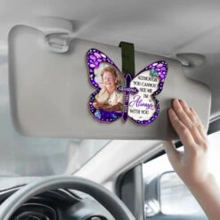 Custom Photo Until I See You Again - Memorial Personalized Custom Car Visor Clip - Sympathy Gift For Family Members -Pawfect House Sale 66724c55d873e