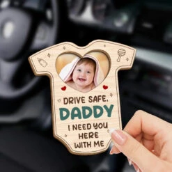 Custom Photo I Need You Here - Family Personalized Custom Car Visor Clip - Gift For Family Members -Pawfect House Sale 667bc692ddb45