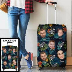 Custom Photo Families That Travel Together, Stay Together - Family Personalized Custom Luggage Cover - Summer Vacation Gift For Family Members 9 Custom Photo Families That Travel Together, Stay Together - Family Personalized Custom Luggage Cover - Summer Vacation Gift For Family Members -Pawfect House Sale 667d236d5bf73