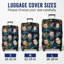 Custom Photo Families That Travel Together, Stay Together - Family Personalized Custom Luggage Cover - Summer Vacation Gift For Family Members 11 Custom Photo Families That Travel Together, Stay Together - Family Personalized Custom Luggage Cover - Summer Vacation Gift For Family Members -Pawfect House Sale 667d237063f2a