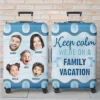 Custom Photo Let's Get On The Family Vacation - Family Personalized Custom Luggage Cover - Summer Vacation Gift For Family Members