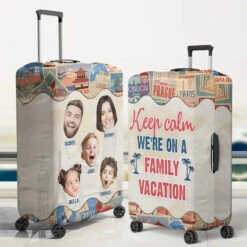 Custom Photo Every Mile, A New Memory - Family Personalized Custom Luggage Cover - Summer Vacation Gift For Family Members 8 Custom Photo Every Mile, A New Memory - Family Personalized Custom Luggage Cover - Summer Vacation Gift For Family Members -Pawfect House Sale 668262b1b5058