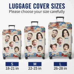 Custom Photo Every Mile, A New Memory - Family Personalized Custom Luggage Cover - Summer Vacation Gift For Family Members 11 Custom Photo Every Mile, A New Memory - Family Personalized Custom Luggage Cover - Summer Vacation Gift For Family Members -Pawfect House Sale 668262b5d1fe6