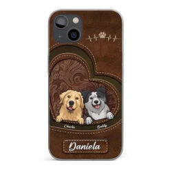 Life Is Better With Dogs - Dog Personalized Custom Clear Phone Case - Gift For Pet Owners, Pet Lovers