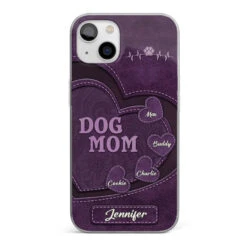 Keep You Forever In My Heart - Dog & Cat Personalized Custom Clear Phone Case - Gift For Pet Owners, Pet Lovers