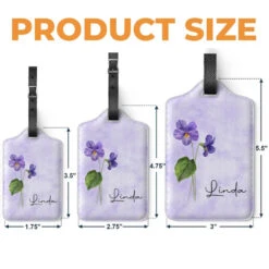 May You Blossom Like A Flower - Bestie Personalized Custom Luggage Tag - Holiday Vacation Gift, Gift For Best Friends, BFF, Sisters -Pawfect House Sale 6687692b519ab