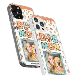 Custom Photo Best Dog Mom Ever - Dog & Cat Personalized Custom 3D Inflated Effect Printed Clear Phone Case - Gift For Pet Owners, Pet Lovers -Pawfect House Sale 669f130d413fa