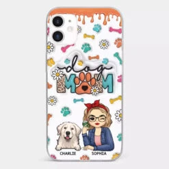 The Love Between A Dog And A Dog Mom Is Unbreakable - Dog Personalized Custom 3D Inflated Effect Printed Clear Phone Case - Gift For Pet Owners, Pet Lovers -Pawfect House Sale 66b0451f6addc 848fdbff d07e 4177 94be c6ae5d7f3ede