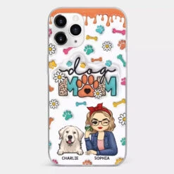 The Love Between A Dog And A Dog Mom Is Unbreakable - Dog Personalized Custom 3D Inflated Effect Printed Clear Phone Case - Gift For Pet Owners, Pet Lovers -Pawfect House Sale 66b04520e7954 81e50056 a6e5 4162 907b 7dd41af251ca