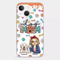 The Love Between A Dog And A Dog Mom Is Unbreakable - Dog Personalized Custom 3D Inflated Effect Printed Clear Phone Case - Gift For Pet Owners, Pet Lovers -Pawfect House Sale 66b04534a1e78 7bfd534c 7f48 4296 a0a6 5c6f1eb9945a