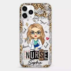 Dedicated Hands, Healing Hearts - Nurse Personalized Custom Clear Phone Case - Appreciation, Thank You Gift, Nurse Life, Doctor Life -Pawfect House Sale 66b1deda9ef99 5e677aae feb9 4e2c 971d 2a7fc326447c