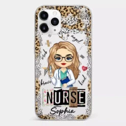 Dedicated Hands, Healing Hearts - Nurse Personalized Custom Clear Phone Case - Appreciation, Thank You Gift, Nurse Life, Doctor Life -Pawfect House Sale 66b1dedc47319 552820c7 147e 4e5f 862f a8064eca931c