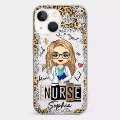 Dedicated Hands, Healing Hearts - Nurse Personalized Custom Clear Phone Case - Appreciation, Thank You Gift, Nurse Life, Doctor Life -Pawfect House Sale 66b1dee619383 76b24890 e4ea 42df 9aca 16eaa7551926