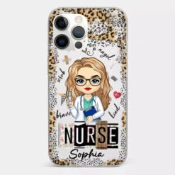 Dedicated Hands, Healing Hearts - Nurse Personalized Custom Clear Phone Case - Appreciation, Thank You Gift, Nurse Life, Doctor Life -Pawfect House Sale 66b1dee9493ba b16c6474 bb8b 4a75 ad20 d815c6ea78ca