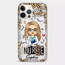 Dedicated Hands, Healing Hearts - Nurse Personalized Custom Clear Phone Case - Appreciation, Thank You Gift, Nurse Life, Doctor Life -Pawfect House Sale 66b1deeaee6d9 27487e4d 9289 43e8 b82f 6c5606e42e77