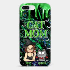 Witchy Vibes For Cat Mom This Halloween - Cat Personalized Custom Clear Phone Case - Halloween Gift For Pet Owners, Pet Lovers -Pawfect House Sale 66c40c0cde50c a21a3bf3 2743 48ef 80bd 3c1cb1599bf7