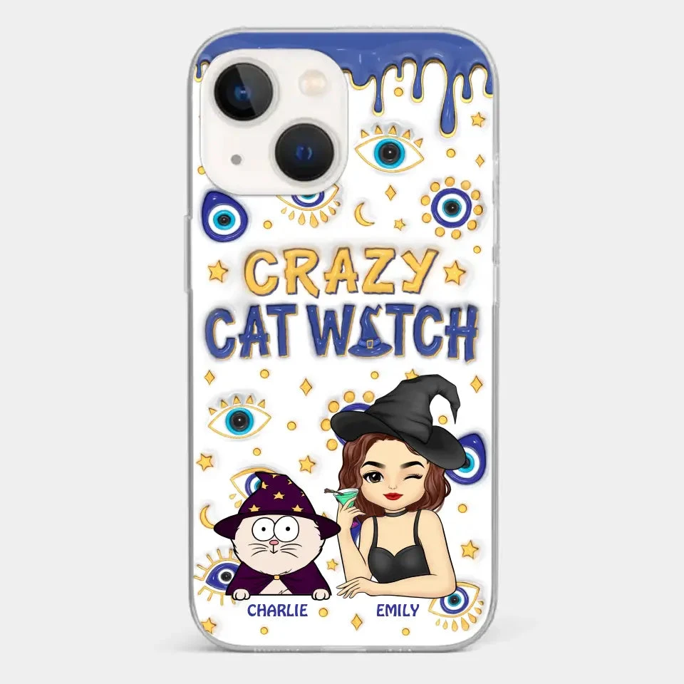 You Can't Scare Me I'm The Crazy Cat Witch - Cat Personalized Custom 3D Inflated Effect Printed Clear Phone Case - Halloween Gift For Pet Owners, Pet Lovers 18 You Can't Scare Me I'm The Crazy Cat Witch - Cat Personalized Custom 3D Inflated Effect Printed Clear Phone Case - Halloween Gift For Pet Owners, Pet Lovers - Image 18