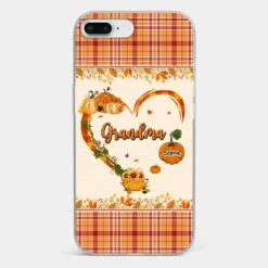 Family Time Is Like A Cozy Pumpkin Patch On A Crisp Autumn Day - Family Personalized Custom Clear Phone Case - Autumn Fall Gift For Grandma -Pawfect House Sale 66ceb327ea58a e541ffc2 0baa 4167 a25c 6409fa80cc33