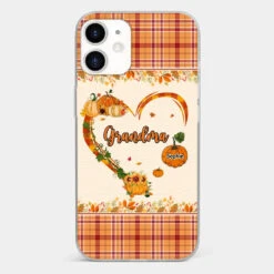 Family Time Is Like A Cozy Pumpkin Patch On A Crisp Autumn Day - Family Personalized Custom Clear Phone Case - Autumn Fall Gift For Grandma -Pawfect House Sale 66ceb32822fd3 cd27f3e4 4128 44d9 9e4c 3320b5c1b0fb