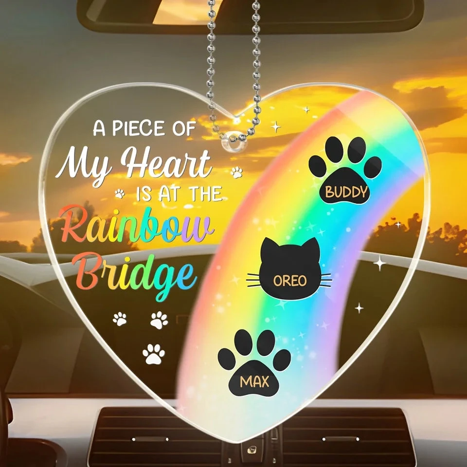A Warm Memory To Light Up Your Drive - Memorial Personalized Custom Car Ornament - Acrylic Custom Shaped - Sympathy Gift For Pet Owners, Pet Lovers 3 A Warm Memory To Light Up Your Drive - Memorial Personalized Custom Car Ornament - Acrylic Custom Shaped - Sympathy Gift For Pet Owners, Pet Lovers - Image 3