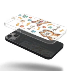 Furry Friends Make Life Brighter - Dog & Cat Personalized Custom 3D Inflated Effect Printed Clear Phone Case - Gift For Pet Owners, Pet Lovers -Pawfect House Sale 66fbc7e7b0ca9