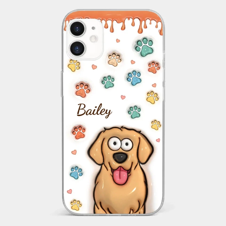 Four Paws, One Heart - Dog & Cat Personalized Custom 3D Inflated Effect Printed Clear Phone Case - Gift For Pet Owners, Pet Lovers 6 Four Paws, One Heart - Dog & Cat Personalized Custom 3D Inflated Effect Printed Clear Phone Case - Gift For Pet Owners, Pet Lovers - Image 6