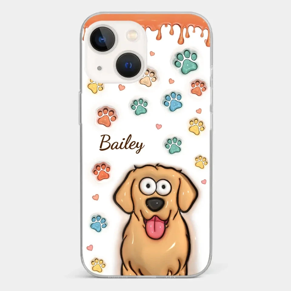 Four Paws, One Heart - Dog & Cat Personalized Custom 3D Inflated Effect Printed Clear Phone Case - Gift For Pet Owners, Pet Lovers 14 Four Paws, One Heart - Dog & Cat Personalized Custom 3D Inflated Effect Printed Clear Phone Case - Gift For Pet Owners, Pet Lovers - Image 14