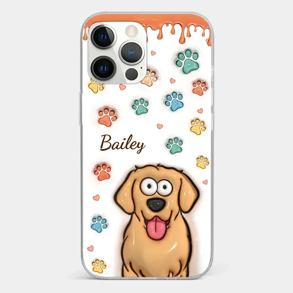 Four Paws, One Heart - Dog & Cat Personalized Custom 3D Inflated Effect Printed Clear Phone Case - Gift For Pet Owners, Pet Lovers 16 Four Paws, One Heart - Dog & Cat Personalized Custom 3D Inflated Effect Printed Clear Phone Case - Gift For Pet Owners, Pet Lovers - Image 16