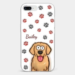 Paws And Enjoy Life - Dog & Cat Personalized Custom 3D Inflated Effect Printed Clear Phone Case - Gift For Pet Owners, Pet Lovers -Pawfect House Sale 66fe730910adb 218fe48d 0cc0 4fc2 bf73 3e814cad855d