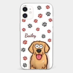 Paws And Enjoy Life - Dog & Cat Personalized Custom 3D Inflated Effect Printed Clear Phone Case - Gift For Pet Owners, Pet Lovers -Pawfect House Sale 66fe730adcd80 e90aab3b 6960 4441 9dee 0248607729b9