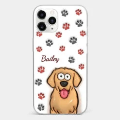 Paws And Enjoy Life - Dog & Cat Personalized Custom 3D Inflated Effect Printed Clear Phone Case - Gift For Pet Owners, Pet Lovers -Pawfect House Sale 66fe730bbc79b 6781565b ea42 452f 9921 233be1ec5f6a