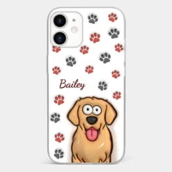 Paws And Enjoy Life - Dog & Cat Personalized Custom 3D Inflated Effect Printed Clear Phone Case - Gift For Pet Owners, Pet Lovers -Pawfect House Sale 66fe730d8a589 da0cf8ea 8ffe 45cf 99f1 ef0b6ef3713f