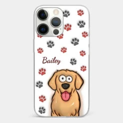 Paws And Enjoy Life - Dog & Cat Personalized Custom 3D Inflated Effect Printed Clear Phone Case - Gift For Pet Owners, Pet Lovers -Pawfect House Sale 66fe731731947 7e555c9f 4867 4107 aa7a 70b48b5dd3d9