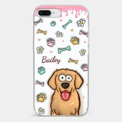 A Pet Mom’s Heart Is A Mosaic Of Paw Prints - Dog & Cat Personalized Custom 3D Inflated Effect Printed Clear Phone Case - Gift For Pet Owners, Pet Lovers -Pawfect House Sale 6703c011ef2fa 817911f5 288e 46b8 b2d9 c1f615bd7688