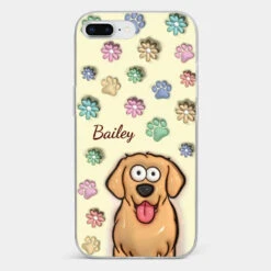 My Pet’s Happiness Is My Daily Mission - Dog & Cat Personalized Custom 3D Inflated Effect Printed Clear Phone Case - Gift For Pet Owners, Pet Lovers -Pawfect House Sale 6703c1754121b adf22ad1 519d 41bb 915f 0c0bf00ac014