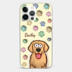 My Pet’s Happiness Is My Daily Mission - Dog & Cat Personalized Custom 3D Inflated Effect Printed Clear Phone Case - Gift For Pet Owners, Pet Lovers -Pawfect House Sale 6703c17c267ac aae4153f 8bb6 420b a110 94e2135ac856