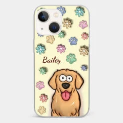My Pet’s Happiness Is My Daily Mission - Dog & Cat Personalized Custom 3D Inflated Effect Printed Clear Phone Case - Gift For Pet Owners, Pet Lovers -Pawfect House Sale 6703c17e88424 453af01b 73a8 4a67 959d fe4c0563895f