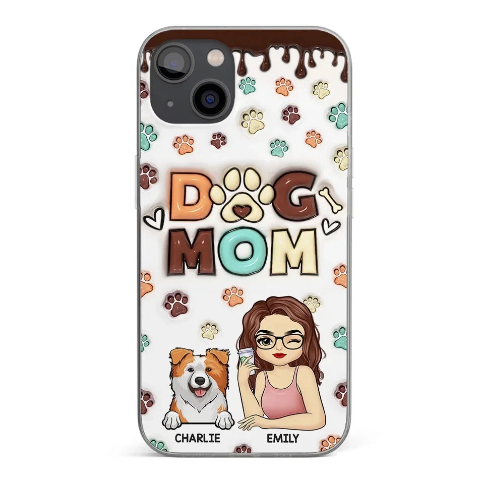 Life Is Better With A Wagging Tail By My Side - Dog & Cat Personalized Custom 3D Inflated Effect Printed Clear Phone Case - Gift For Pet Owners, Pet Lovers 1 Life Is Better With A Wagging Tail By My Side - Dog & Cat Personalized Custom 3D Inflated Effect Printed Clear Phone Case - Gift For Pet Owners, Pet Lovers