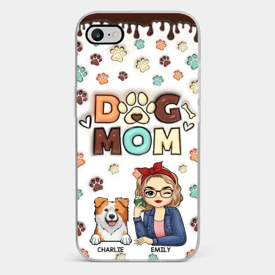 Life Is Better With A Wagging Tail By My Side - Dog & Cat Personalized Custom 3D Inflated Effect Printed Clear Phone Case - Gift For Pet Owners, Pet Lovers 2 Life Is Better With A Wagging Tail By My Side - Dog & Cat Personalized Custom 3D Inflated Effect Printed Clear Phone Case - Gift For Pet Owners, Pet Lovers - Image 2
