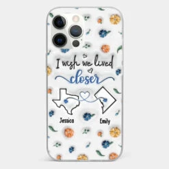 I Wish You Lived Next Door - Bestie Personalized Custom 3D Inflated Effect Printed Clear Phone Case - Christmas Gift For Best Friends, BFF, Sisters -Pawfect House Sale 6710911638761 77162efa e7a2 4d58 b285 758e6d92a2e8