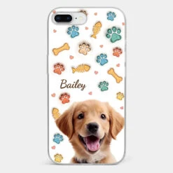 Custom Photo A Pet’s Love Is The Best Kind Of Love - Dog & Cat Personalized Custom 3D Inflated Effect Printed Clear Phone Case - Gift For Pet Owners, Pet Lovers -Pawfect House Sale 6710c2375b651 1419d9fc 3915 4966 a338 6ef64f8b2084